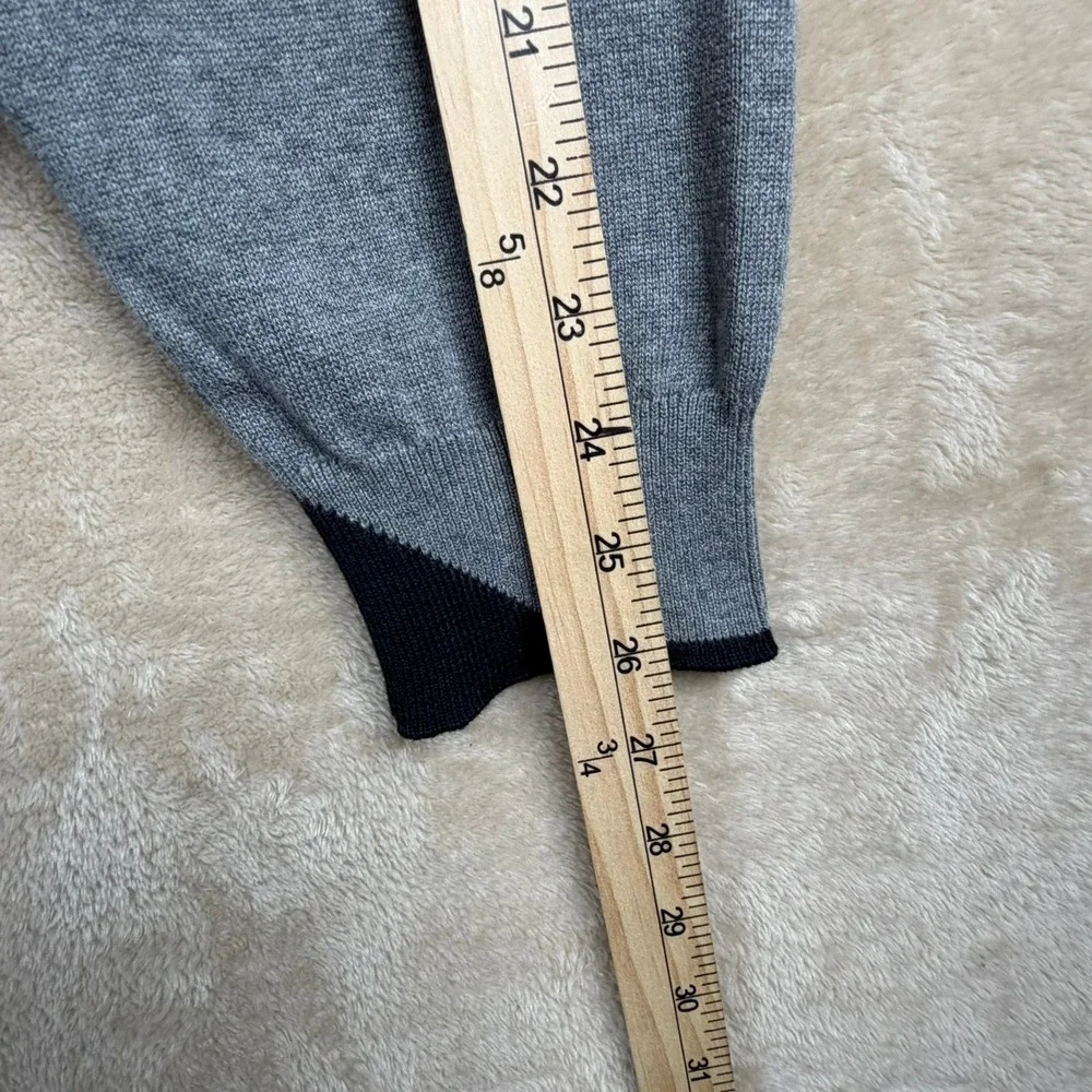 Felix Hardy (Polish Co) NWT Mens Grey Melange Full‎ Zip Cardigan 3XL Elbow Patch